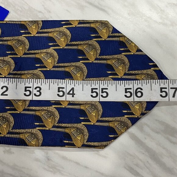 Robert Talbott Tie Hand Sewn Golf Association 100% Silk Neck Tie NWT - Picture 8 of 10